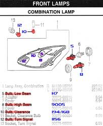Light Bulbs Replacement Light Bulb Part Numbers Celica Hobby