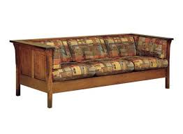 Mission 84 Wood Frame Sofa From
