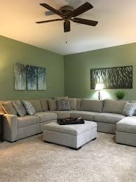 sage green sectional sofa photos