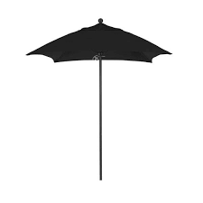 California Umbrella 6 Ft Square Black