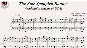 Most nation states have an anthem, defined as a song, as of praise, devotion, or patriotism; National Anthem Piano Sheet Music Music Sheet Collection