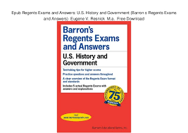 Epub Regents Exams And Answers U S History And Government