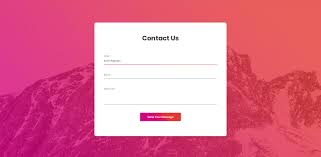 free contact form v2 html css