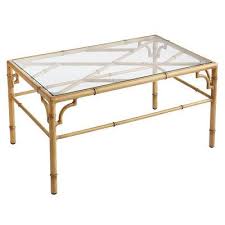 Natural Brown Bamboo Coffee Table