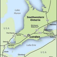 #discoveron ⁣⁣ pour du contenu en français suivez @tourismeontario. Map Showing Location Of London Ontario Download Scientific Diagram