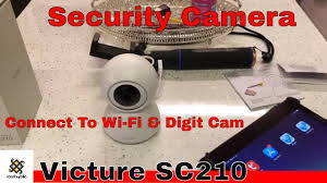 ① the new camera supports sound warning. Victure Sc210 Security Camera Connecting To Wi Fi Digit Cam Youtube