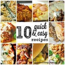10 Quick And Easy Meals gambar png