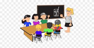 Classroom desk clipart from berserk on. Classroom Pupils And Teacher Students At Desks Clipart Free Transparent Png Clipart Images Download