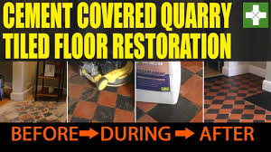 quarry tiled floor cleaning and