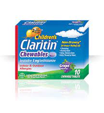 claritin dosage charts for infants and