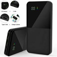 Take your standard wall adapter, with a single usb port for charging your smartphone, add two additional ports, a power button, indicator lights, and an internal battery, and you'll wind up with. Powerbank 900000mah 2usb Digital Charger Tragbare Batterie Power Bank Fur Handy Ebay