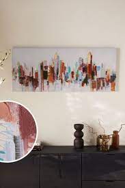 Buy Multi Colour Abstract Cityscape