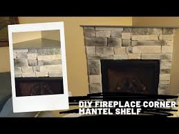 Diy Corner Fireplace Mantel Shelf