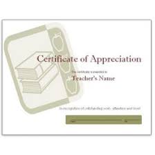 Free Appreciation Certificate Templates For Word Image