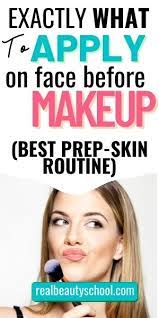 what to apply on face before makeup 1