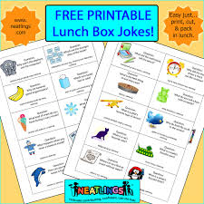 lunch box note jokes free printable