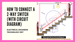 Architectural wiring diagrams pretense the approximate locations and interconnections of receptacles, lighting, and permanent electrical facilities in a building. How To Connect A 2 Way Switch With Circuit Diagram Eet 2021