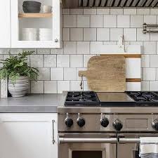 Square White Brick Tiles With Gray