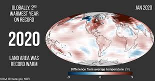 2020 was earth s 2nd hottest year just