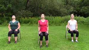 gentle chair yoga routine 10 min