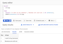 working with arrays in bigquery sql to