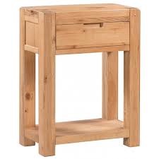 Loxley Rustic Oak Console Table By
