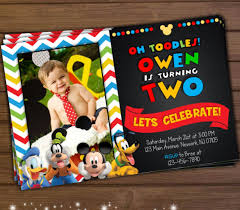 31 Mickey Mouse Invitation Templates Free Sample Example