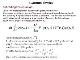Lecture 10 Quantum Physics Particle