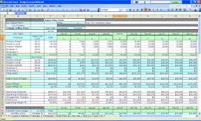 Small Business Income And Expenses Spreadsheet Template Debt