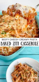 baked ziti pasta cerole