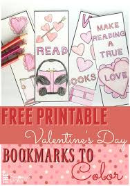 Free hearts and other valentine printables to make into easy crafts, greeting cards, and handmade gifts for valentine's day. Free Valentine S Day Bookmarks To Color The Purposeful Mom