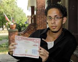 The heading has the words: Ohio Restricting Puerto Rican Birth Certificates