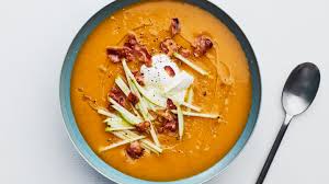 ernut squash soup with apples and