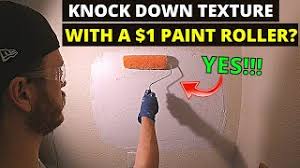 easy diy knockdown texture with a paint