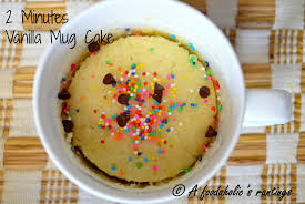 Enjoy it plain, add nutella, or stir in a after i created my chocolate mug cake recipe, i realized that nothing beats a cake you can prep in 1 minute, bake in 1 minute, and enjoy without. Eggless Vanilla Mug Cake In 2 Minutes A Foodaholic S Rantings