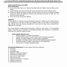 Resume Career Objective Part Time Job Best For Top Ten Student