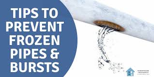 how to prevent frozen pipes bursts in