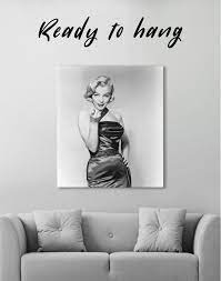 Photo Marilyn Monroe Wall Art Canvas Print