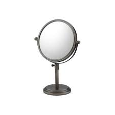 free standing makeup mirror finish