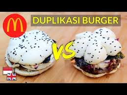 Sebenarnya mau burger ukuran besar atau mini ya pake adonannya tetap sama ya.hihi. Duplikasi Roti Saus Resep Yakiniku Burger Mcdonald S Taste Of Japan Youtube Burger Roti Mcdonalds