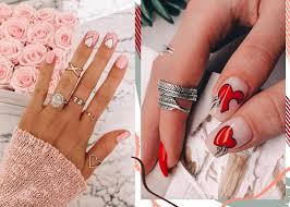 v day nail designs