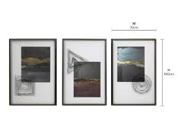 Ltz 19080054 55 56 Set Of 3 Framed Wall Art