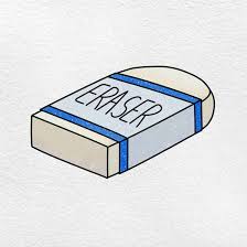 how to draw an eraser oartsy