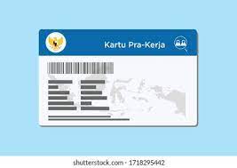 Kini belajar lebih menyenangkan di tokopedia! Prework Card Indonesian Kartu Pra Kerja Stock Vector Royalty Free 1718295442