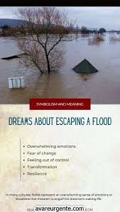 rêver d échapper à une inondation qu