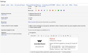 how to insert html signature in gmail