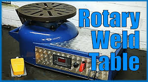 making a rotary weld positioner table