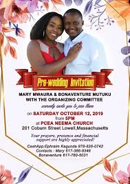 pre wedding invitation mary mwaura