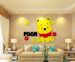 Winnie The Pooh 3d Acrylic Sticker Wall