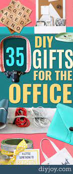 35 diy gifts for the office